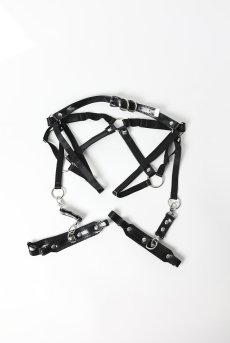 画像7: A762 harness | 黒のハーネス（ボンテージ・ブラック)   | 高級Sexyランジェリー Obsessive【即日発送・サイズ交換NG】輸入下着・ランジェリー   (7)