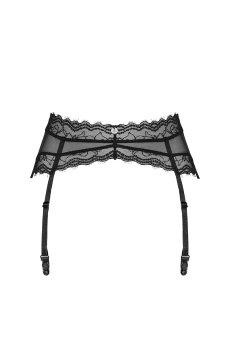 画像1: Medilla garter belt | ガーターベルト（シースルー・レース・ブラック)  | Obsessive 高級Sexyランジェリー 【即日発送・サイズ交換NG・メール便対象】輸入下着・ランジェリー   (1)