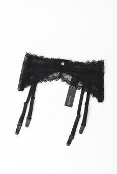 画像9: Medilla garter belt | ガーターベルト（シースルー・レース・ブラック)  | Obsessive 高級Sexyランジェリー 【即日発送・サイズ交換NG】※メール便対象※輸入下着・ランジェリー   (9)