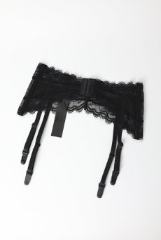 画像10: Medilla garter belt | ガーターベルト（シースルー・レース・ブラック)  | Obsessive 高級Sexyランジェリー 【即日発送・サイズ交換NG】※メール便対象※輸入下着・ランジェリー   (10)