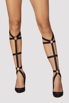 画像6: Armares leg harness | レッグハーネス（ブラック・ボンデージ・ストラップ ）  | Obsessive 高級Sexyランジェリー【即日発送】※メール便対象※輸入下着   (6)