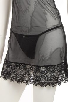 画像17: Renelia chemise | スリップドレス＆Gストリングタンガ2点セット・Tバック・ブラック   | 高級Sexyランジェリー Obsessive【送料無料・即日発送・サイズ交換NG】輸入下着・ランジェリー   (17)