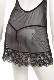 画像18: Renelia chemise | スリップドレス＆Gストリングタンガ2点セット・Tバック・ブラック   | 高級Sexyランジェリー Obsessive【送料無料・即日発送・サイズ交換NG】輸入下着・ランジェリー   (18)