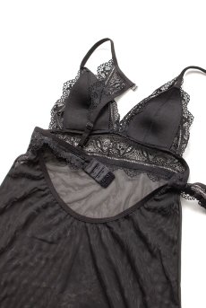 画像20: Renelia chemise | スリップドレス＆Gストリングタンガ2点セット・Tバック・ブラック   | 高級Sexyランジェリー Obsessive【送料無料・即日発送・サイズ交換NG】輸入下着・ランジェリー   (20)