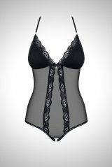 841 TED 1 teddy | セクシーなオープンヒップのテディ・黒・シースルー・オープンクロッチ   | 高級Sexyランジェリー Obsessive【即日発送・サイズ交換NG・メール便対象】輸入下着・ランジェリー  