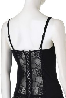 画像12: Heartina corset black | レースブラ＆ガーターベルト付きスリーインワン＆ブラジリアンショーツセット・黒   | 高級Sexyランジェリー Obsessive【即日発送・サイズ交換NG】輸入下着・ランジェリー   (12)