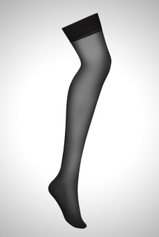 画像1: S800 stockings black | ガーターストッキング ・ブラック・肌側シリコンなし・ずり落ちにくいタイプ   | 高級Sexyランジェリー Obsessive【送料無料・即日発送・サイズ交換NG】※メール便対象※輸入下着・ランジェリー   (1)