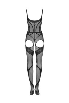 画像2: 在庫限り｜Body stocking G336 | ボディストッキング（クロッチレス・ニット素材・ブラック ）  |  Obsessive 高級Sexyランジェリー【即日発送・サイズ交換NG・メール便対象】輸入下着・ランジェリー  (再入荷なし) (2)