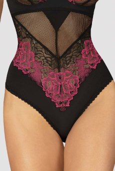 画像9: Rosenty teddy | テディ・ワイヤー入り・ブラック×ピンク  | Obsessive 高級Sexyランジェリー【即日発送・サイズ交換NG・メール便対象】輸入下着・ランジェリー    (9)