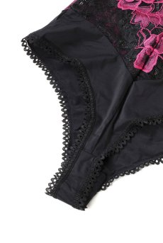 画像14: Rosenty teddy | テディ・ワイヤー入り・ブラック×ピンク  | Obsessive 高級Sexyランジェリー【即日発送・サイズ交換NG】輸入下着・ランジェリー    (14)