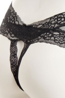 画像12: Lacrisia garter belt | クロッチレスガーターベルト・総レース・ブラック   | 高級Sexyランジェリー Obsessive【即日発送・サイズ交換NG】※メール便対象※輸入下着・ランジェリー   (12)