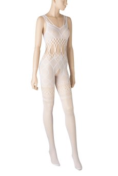 画像11: G330 white | ボディストッキング・白・オープンクロッチ   | 高級Sexyランジェリー Obsessive【即日発送・サイズ交換NG・メール便対象】輸入下着・ランジェリー   (11)