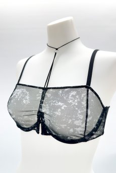 画像10: Corrosis 2-pcs set｜ブラ＆タンガ2点セット（ワイヤーあり・ブラック） | Obsessive 高級Sexyランジェリー【即日発送・サイズ交換NG・メール便対象】輸入下着・ランジェリー   (10)