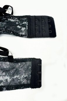画像15: Corrosis 2-pcs set｜ブラ＆タンガ2点セット（ワイヤーあり・ブラック） | Obsessive 高級Sexyランジェリー【即日発送・サイズ交換NG・メール便対象】輸入下着・ランジェリー   (15)