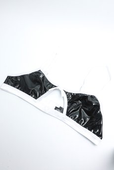 画像12: Night Bunny 4-pcs costume｜バニーガールコスチューム風ランジェリー｜ブラ＆Tバックショーツ＆チョーカー＆カチューシャ4点セット（ワイヤーなし・エナメル・黒） | Obsessive 高級Sexyランジェリー【即日発送・サイズ交換NG・メール便対象】輸入下着・ランジェリー   (12)
