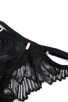 画像13: Matildea Black  thong ｜Tバックショーツ（シースルー・黒） | Obsessive 高級Sexyランジェリー【サイズ交換NG・メール便対象】輸入下着・ランジェリー   (13)