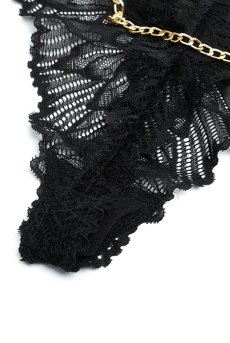 画像17: Matildea Black  thong ｜Tバックショーツ（シースルー・黒） | Obsessive 高級Sexyランジェリー【サイズ交換NG・メール便対象】輸入下着・ランジェリー   (17)