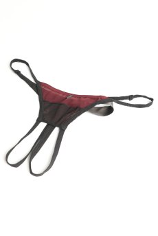 画像7: Parisel crotchless thong |クロッチレスタンガ（オープンクロッチ・シースルー・黒×赤） | Obsessive 高級Sexyランジェリー【即日発送・サイズ交換NG・メール便対象】輸入下着・ランジェリー   (7)