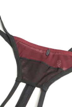画像8: Parisel crotchless thong |クロッチレスタンガ（オープンクロッチ・シースルー・黒×赤） | Obsessive 高級Sexyランジェリー【即日発送・サイズ交換NG・メール便対象】輸入下着・ランジェリー   (8)