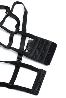 画像20: Matildea Black crotchless teddy  | テディ（トップレス・クロッチレス・ワイヤーなし・オープンクロッチ・穴あき・黒）  | Obsessive 高級Sexyランジェリー【サイズ交換NG・メール便対象】輸入下着・ランジェリー    (20)