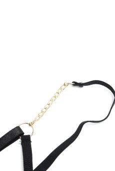 画像17: Matildea Black 2-pcs crotchless set ｜ブラ＆クロッチレスTバックショーツ2点セット（ワイヤーなし・オープンクロッチ・黒） | Obsessive 高級Sexyランジェリー【サイズ交換NG・メール便対象】輸入下着・ランジェリー   (17)