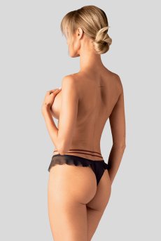 画像6: Parisel panties |ノーマルショーツ(シースルー・フリル・黒) | Obsessive 高級Sexyランジェリー【即日発送・サイズ交換NG・メール便対象】輸入下着・ランジェリー   (6)
