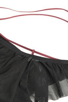画像9: Parisel panties |ノーマルショーツ(シースルー・フリル・黒) | Obsessive 高級Sexyランジェリー【即日発送・サイズ交換NG・メール便対象】輸入下着・ランジェリー   (9)