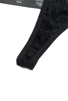 画像24: Matildea Black chemise & thong  ｜ブラ付きスリップ＆Tバックショーツ（ワイヤー入り・レース・黒・ベビードール） | Obsessive 高級Sexyランジェリー【即日発送・サイズ交換NG・メール便対象】輸入下着・ランジェリー   (24)