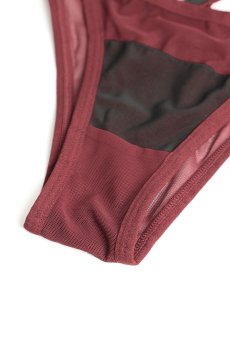画像9: Parisel mini panties |ブラジリアンショーツ(シースルー・赤) | Obsessive 高級Sexyランジェリー【即日発送・サイズ交換NG・メール便対象】輸入下着・ランジェリー   (9)