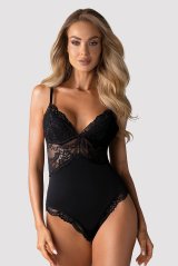 810 TED 1 teddy black | ソフトカップ付きテディ・ボディスーツ・クロッチ開閉式・ノンワイヤー・ブラック   | 高級Sexyランジェリー Obsessive【即日発送・サイズ交換NG・メール便対象】輸入下着・ランジェリー  