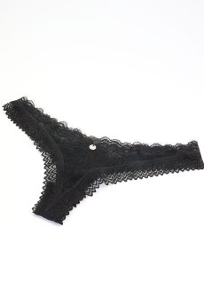 画像7: Medilla thong |タンガ（シースルー・ブラック） | Obsessive 高級Sexyランジェリー【即日発送・サイズ交換NG・メール便対象】輸入下着・ランジェリー   (7)