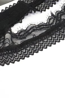 画像13: Medilla thong |タンガ（シースルー・ブラック） | Obsessive 高級Sexyランジェリー【即日発送・サイズ交換NG・メール便対象】輸入下着・ランジェリー   (13)