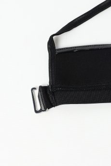 画像18: Keira Lise 2-pcs crotchless set｜ブラ＆クロッチレスタンガ2点セット（ワイヤーなし・オープンバスト・ボンテージ・フェイクレザー・ダブルストラップ・ブラック） | Obsessive 高級Sexyランジェリー【即日発送・サイズ交換NG・メール便対象】輸入下着・ランジェリー   (18)