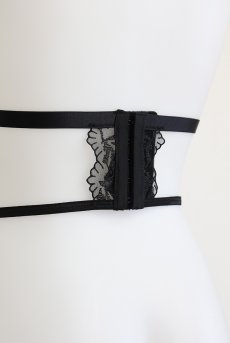 画像23: Hersis harness | ボディーハーネス（ブラック・ストラップ ）   | Obsessive 高級Sexyランジェリー【 即日発送・サイズ交換NG・メール便対象】輸入下着・ランジェリー   (23)