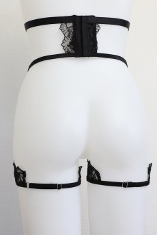 画像24: Hersis harness | ボディーハーネス（ブラック・ストラップ ）   | Obsessive 高級Sexyランジェリー【 即日発送・サイズ交換NG・メール便対象】輸入下着・ランジェリー   (24)
