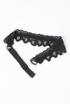 画像22: Donarella corset| ガーターベルト付きコルセット＆タンガ＆チョーカー3点セット（ワイヤーあり・レース・ブラック）   | 高級Sexyランジェリー Obsessive【即日発送・サイズ交換NG・メール便対象】輸入下着・ランジェリー   (22)
