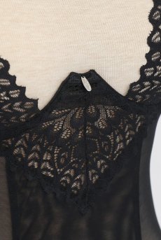 画像27: Donarella corset| ガーターベルト付きコルセット＆タンガ＆チョーカー3点セット（ワイヤーあり・レース・ブラック）   | 高級Sexyランジェリー Obsessive【即日発送・サイズ交換NG・メール便対象】輸入下着・ランジェリー   (27)