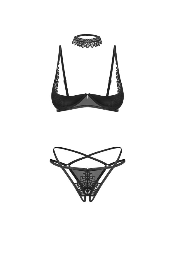 PHARFAITE] Cherie Choker-シェリー・チョーカー‐/3点セット