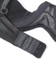 画像15: Donarella 3-pcs crotchless set｜ブラ＆クロッチレスタンガ＆チョーカー3点セット（ワイヤーあり・オープンバスト・レース・ダブルストラップ・ブラック） | Obsessive 高級Sexyランジェリー【即日発送・サイズ交換NG・メール便対象】輸入下着・ランジェリー   (15)