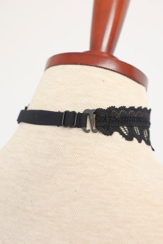 画像29: Donarella 3-pcs crotchless set｜ブラ＆クロッチレスタンガ＆チョーカー3点セット（ワイヤーあり・オープンバスト・レース・ダブルストラップ・ブラック） | Obsessive 高級Sexyランジェリー【即日発送・サイズ交換NG・メール便対象】輸入下着・ランジェリー   (29)