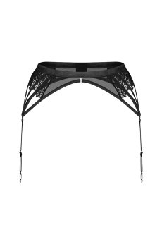 画像1: Donarella garter belt | ガーターベルト（レース・ブラック)  | 高級Sexyランジェリー Obsessive【即日発送・サイズ交換OK・メール便対象】輸入下着・ランジェリー   (1)