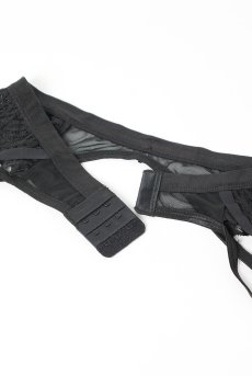 画像14: Donarella garter belt | ガーターベルト（レース・ブラック)  | 高級Sexyランジェリー Obsessive【即日発送・サイズ交換OK・メール便対象】輸入下着・ランジェリー   (14)
