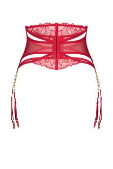 画像2: 【先行予約】5％OFF｜Matildea garter belt | ガーターベルト（レース・レッド)  | 高級Sexyランジェリー Obsessive【サイズ交換OK・メール便対象】輸入下着・ランジェリー   (2)
