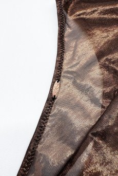 画像17: 先行予約 5％OFF｜Soranna long-sleeved teddy | テディ・ボディスーツ（ワイヤーなし・シースルー・ゴールド）  | Obsessive 高級Sexyランジェリー【サイズ交換NG・メール便対象】輸入下着・ランジェリー    (17)