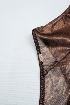 画像14: 先行予約 5％OFF｜Soranna crotchless teddy | テディ（ワイヤーあり・シースルー・オープンクロッチ・ゴールド）  | Obsessive 高級Sexyランジェリー【サイズ交換NG・メール便対象】輸入下着・ランジェリー    (14)