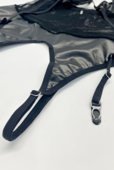 画像17: Dominna crotchess teddy | クロッチレステディ（ワイヤーなし・ボンテージ・フェイクレザー・ブラック）  | Obsessive 高級Sexyランジェリー【即日発送・サイズ交換NG・メール便対象】輸入下着・ランジェリー    (17)