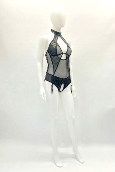 画像19: Dominna crotchess teddy | クロッチレステディ（ワイヤーなし・ボンテージ・フェイクレザー・ブラック）  | Obsessive 高級Sexyランジェリー【即日発送・サイズ交換NG・メール便対象】輸入下着・ランジェリー    (19)