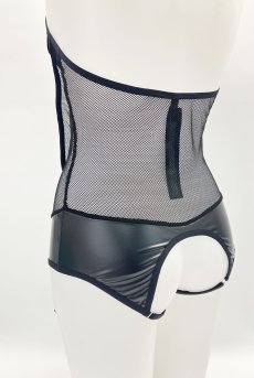 画像23: Dominna crotchess teddy | クロッチレステディ（ワイヤーなし・ボンテージ・フェイクレザー・ブラック）  | Obsessive 高級Sexyランジェリー【即日発送・サイズ交換NG・メール便対象】輸入下着・ランジェリー    (23)