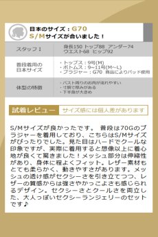 画像27: Dominna 2-pcs set｜ブラ＆タンガ2点セット（ワイヤーあり・ボンテージ・フェイクレザー・ブラック） | Obsessive 高級Sexyランジェリー【即日発送・サイズ交換NG・メール便対象】輸入下着・ランジェリー   (27)