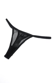 画像17: Dominna chemise  ｜ブラ付きスリップ＆Tバックショーツ（ワイヤー入り・ボンテージ・フェイクレザー・黒・ベビードール） | Obsessive 高級Sexyランジェリー【即日発送・サイズ交換NG・メール便対象】輸入下着・ランジェリー   (17)